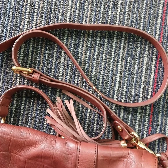 Cynthia Rowley Beautiful tan leather Purse/ laptop bag - Picture 8 of 10